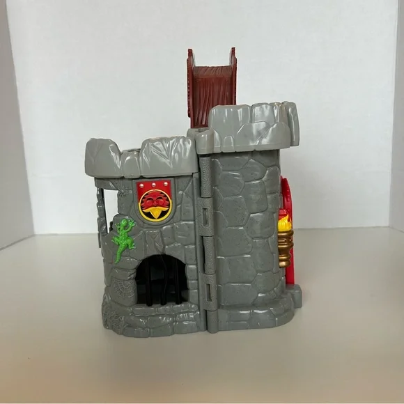 Vintage 1998 Fisher Price Great Adventures All In One Take Along Castle - Picture 8 of 13